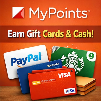 MyPoints rewards site for shopping rewards, surveys, and points redemptions